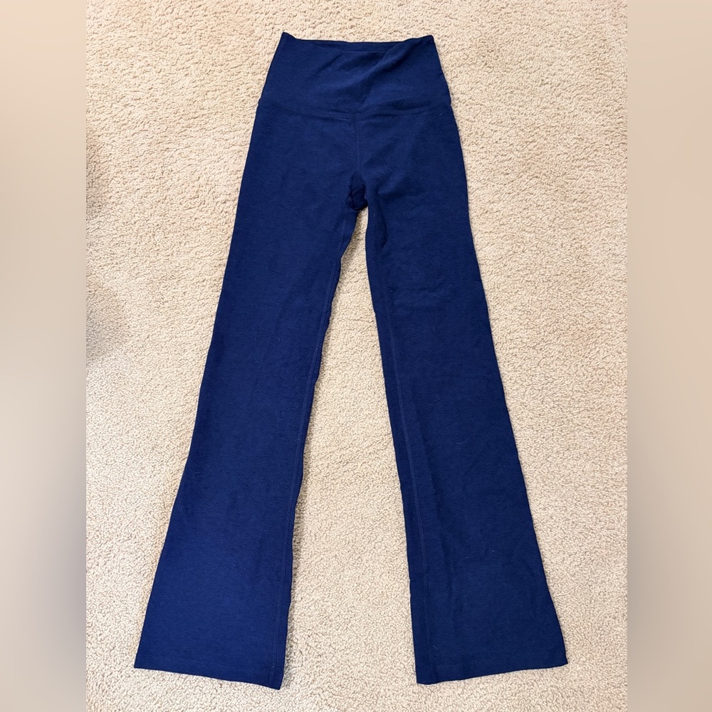 Beyond Yoga navy Blue flare Leggings
